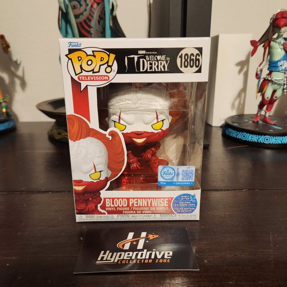 It: Welcome to Derry Pennywise Bloody Shelf Sitter Funko Pop! Vinyl Figure #1866